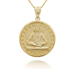 yellow-gold-lord-shiva-hindu-indian-god-of-destruction-and-meditation-coin-medallion-pendant-necklace