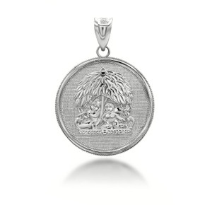 silver-radha-lord-krishna-indian-hindu-god-and-goddess-under-kadamba-tree-coin-medallion-pendant-necklace