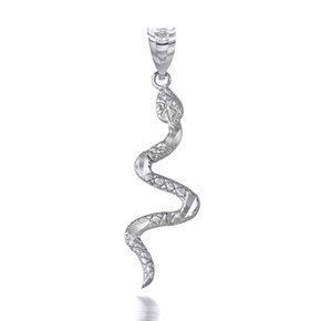 Silver Snake Pendant 