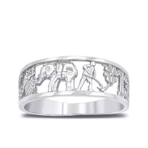 Silver Lucky Talisman Ring