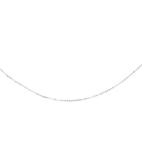 14K White Gold Bead Chain