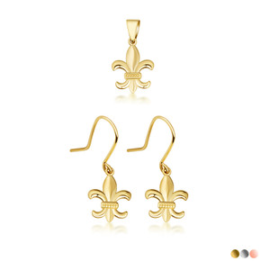 Gold French Fleur-de-lis Pendant Gold French Fleur-de-lis Pendant