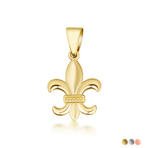 Gold French Fleur-de-lis Pendant Gold French Fleur-de-lis Pendant