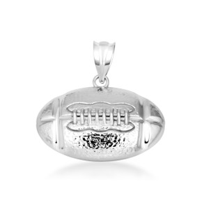 925 Sterling Silver Football Pendant 925 Sterling Silver Football Pendant