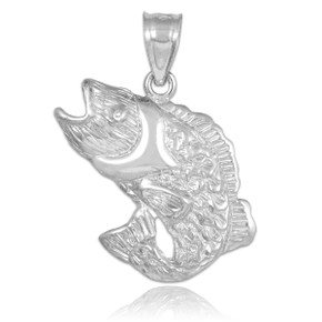 Gold Sea Bass Pendant