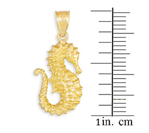 Gold Seahorse Pendant Necklace(Available In Yellow/ White/ Rose Gold)