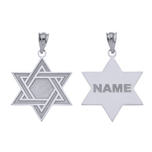 Gucci 925 Silver Star of David Jewish Symbol Necklace 13g32 at 1stDibs