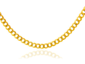 Solid Real Gold Tone Men Chain For Daily Wear CHNS1106