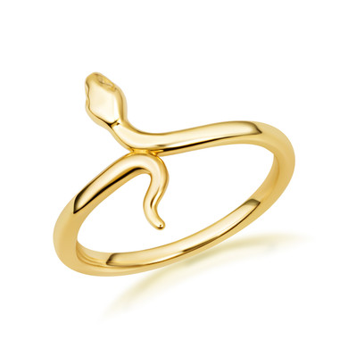 10K/14K Yellow Gold Snake Ring