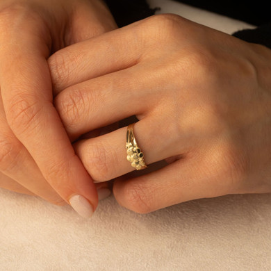 10K/14K Gold Baby Nugget Ring (Available in Yellow Gold, White Gold)