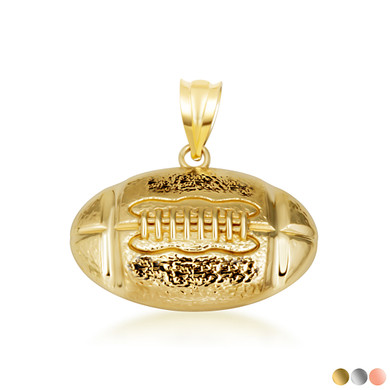 Gold Football Pendant
