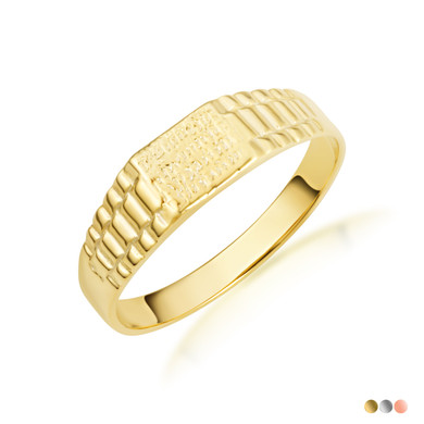 Gold Signet Ring - Pinky Rings for Men