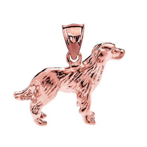 Rose Gold Labrador Pendant