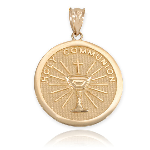 Yellow Gold Holy Communion Pendant