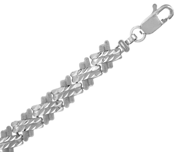 White Gold Bracelet - The Baguette Bracelet