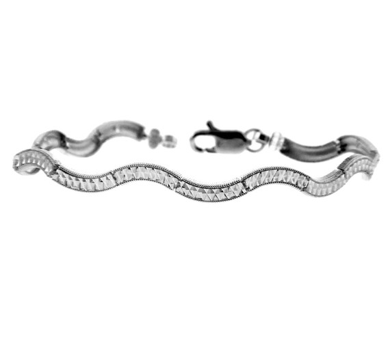 White Gold Bracelet - The Smooth Peace Bracelet