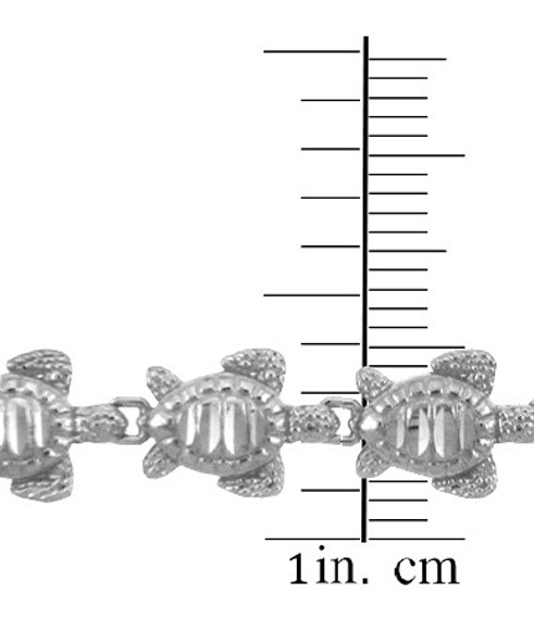 Gold Bracelet - The Turtle Bracelet (Yellow and White)