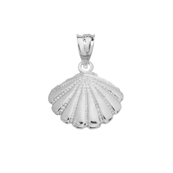 Cockle Sea Shell in Sterling Silver