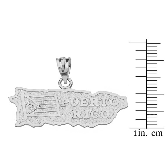 Puerto Rico Flag Pendant, Silver or Gold Stainless Steel, Choose Chain  Length | eBay