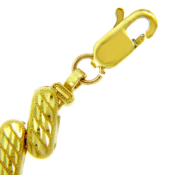 Yellow Gold Bracelet - The Diagonal Bracelet
