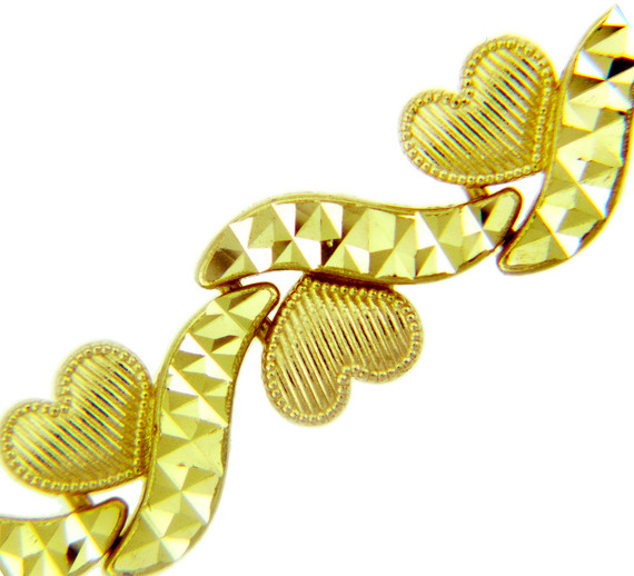 Yellow Gold Bracelet - The Love is Everywhere Bracelet