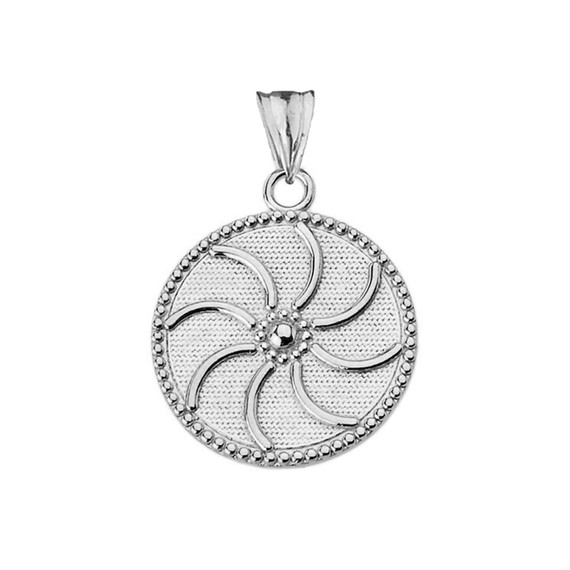 Armenian Eternity (0.94") Pendant Necklace in Sterling Silver