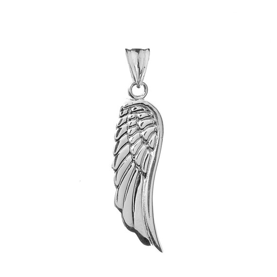 Angel Wings Pendant Necklace In Gold (Yellow/Rose/White)