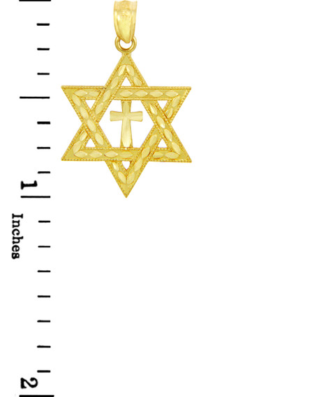 Jewish Charms and Pendants - Star Cross of David