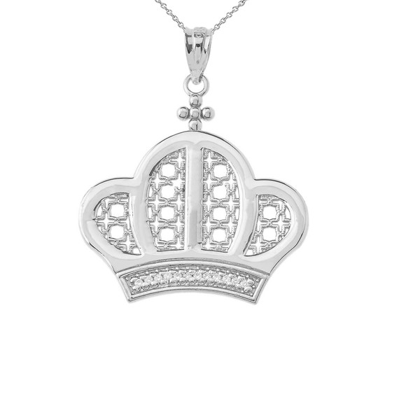 Sterling-Silver-royal-crown-pendant-necklace-Princess-Diana-Queen-Elizabeth-Hip-hop
