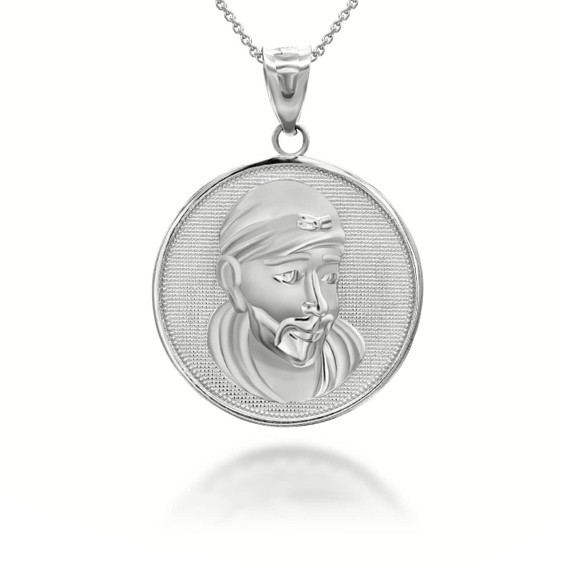 white-gold-sathya-sai-baba-indian-hindu-guru-coin-medallion-pendant-necklace