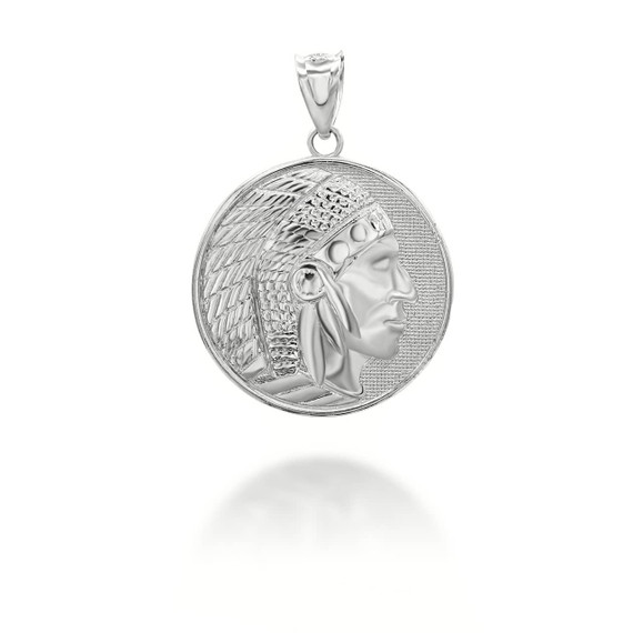 silver-native-american-indian-apache-chief-head-coin-sideways-medallion-pendant-necklace