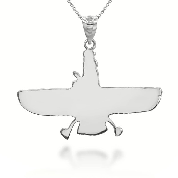 silver-faravahar-pendant-necklace