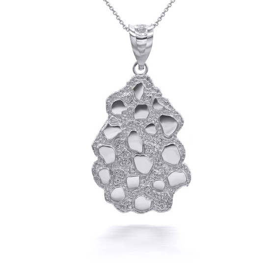 white-gold-nugget-pendant