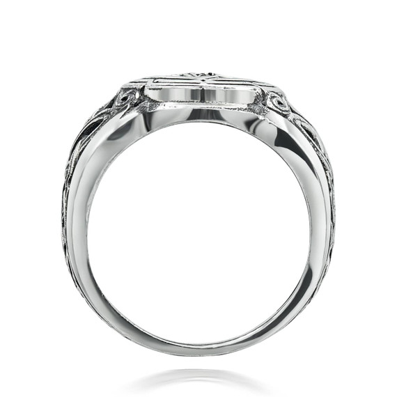 Sterling Silver Celtic Knot Eternity Ring