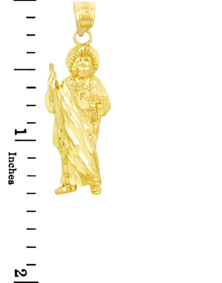 Religious Charms - The Saint Jude Charm Gold Pendant