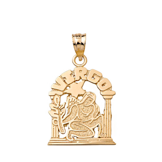 Zodiac Sign Virgo Pendant Necklace