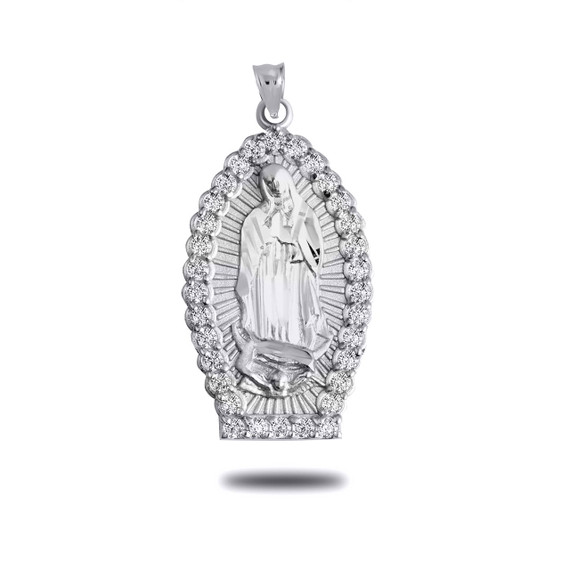 White Gold Guadalupe Illuminated Pendant