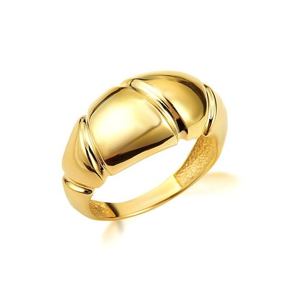 Gold Dome Cocktail Party Statement Ring (Available in Yellow/Rose/White Gold)