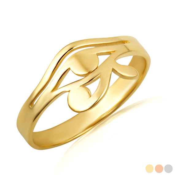 Gold Eye Of Horus Ring