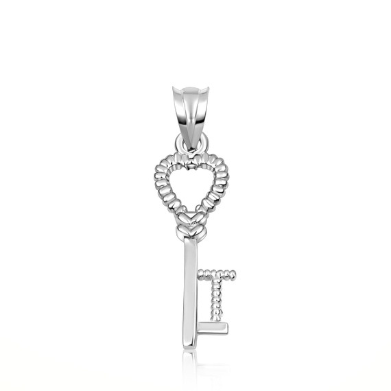 ♡ページ 925 Sterling Silver Heart Lock & Key Letter 
