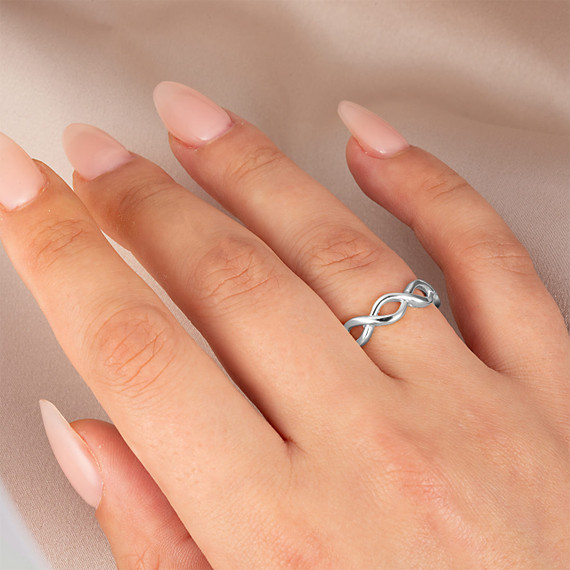 ZWILLGE INFINITY RING シルバー925 19号〜21号 925 Sterling Silver
