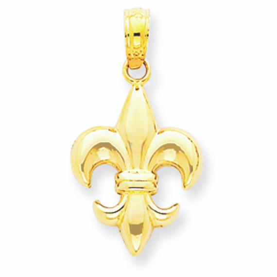 14K Gold Fleur de lis La Petite