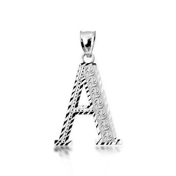 925 Sterling Silver Custom Initial Necklace (Available in Size Small/Medium/Large)