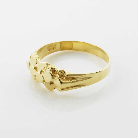 Gold Nugget Baby Ring (Available in Yellow/White Gold)