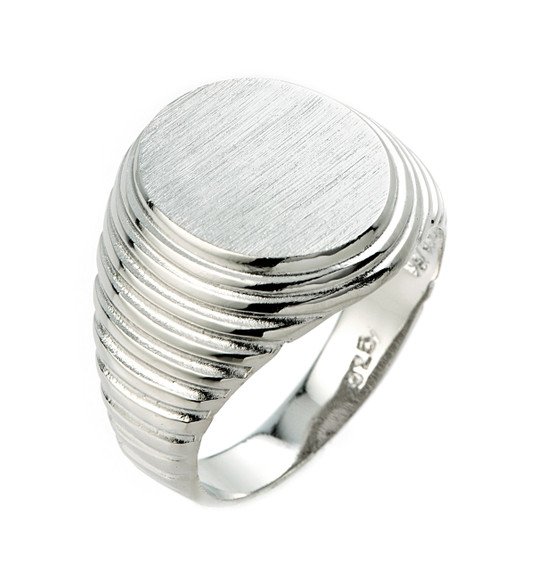 Sterling Silver Men's Signet Ring