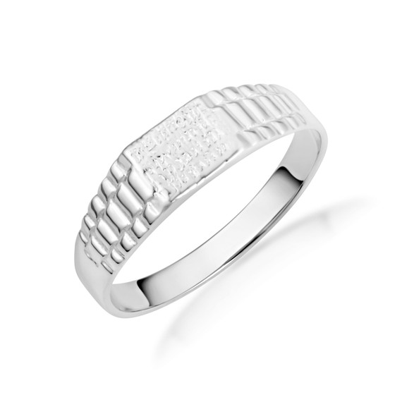 ローズねーさん Gold Signet Ring - Pinky Rings for Men | Factory Direct Jewelry