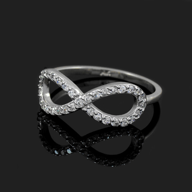 Polished Sterling Silver Infinity Ring