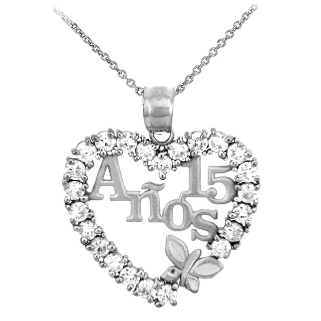 Quinceanera Heart Necklace – Unique Catholic Gifts