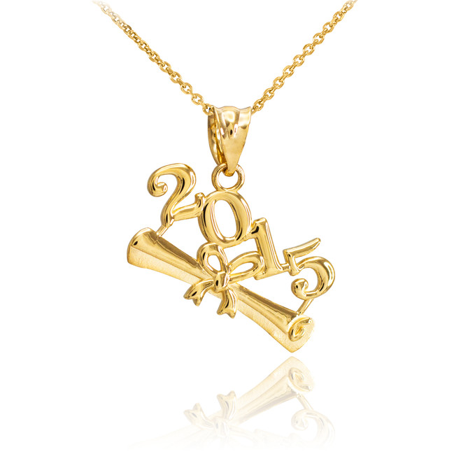 Gold necklace for graduation clearance