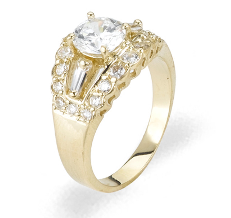 Ladies Cubic Zirconia Ring - The Sakura Diamento